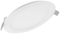 LEDVANCE Downlight LED: voor plafond/muur, DOWNLIGHT SLIM ROUND / 6 W, 220…240 V, stralingshoek: 120, mooi daglicht, 6500 K, body materiaal: polycarbonate (pc), IP20