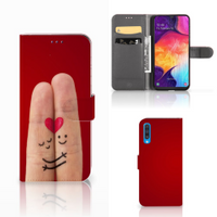 Samsung Galaxy A50 Wallet Case met Pasjes Liefde - Origineel Romantisch Cadeau