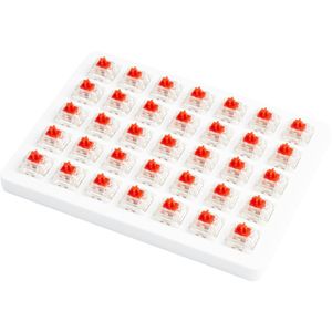 Gateron Cap Switch Set - Cap Red, 35 Switches Keyboard switches