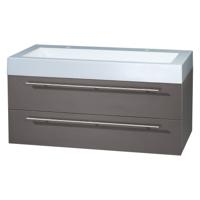 Differnz Force badkamermeubel 100cm 2 kraangaten antraciet