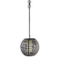 Kapego buitenlamp VELORUM decoratieve hanglamp, E27, zwart