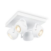 Light depot - LED opbouwspot Nop 4 lichts - 23 cm - Wit - Outlet