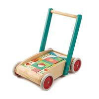 Tender Toys Loopwagen Hout Junior 42 X 28 X 42 Cm 30-delig