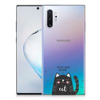 Samsung Galaxy Note 10 Plus Telefoonhoesje met Naam Cat Good Day