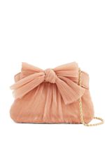 Loeffler Randall pochette Rochelle à détail de nœud - Rose