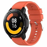 By Qubix - Siliconen sportband - Oranje - Compatible met Xiaomi Redmi Watch 5 Active/Redmi Watch 5 Lite - Compatible Xiaomi bandje