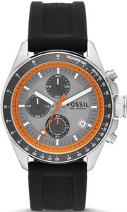 Horlogeband Fossil CH2900 Silicoon Zwart 22mm