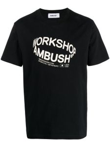 AMBUSH t-shirt en coton à logo imprimé - Noir