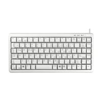CHERRY Compact-Keyboard G84-4100, Amerikaanse indeling, QWERTY-toetsenbord, bedraad toetsenbord, compact ontwerp, ML-mechanisme, lichtgrijs