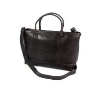 LEGACY damestas schoudertas large met tussen ritsvak donker bruin