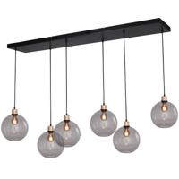 Masterlight Hanglamp Lazise 6x Ø 25cm goud 2641-05-02-130-25625 - thumbnail