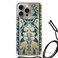 iPhone 15 Pro Max Case Beige Flowers - thumbnail