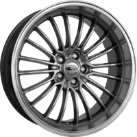 BROCK B24 GP Donker chroom met gepolijste rand