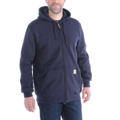 Carhartt Midweight Zip Hooded Sweatshirt New Navy Heren 