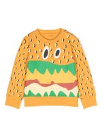 Stella McCartney Kids pull à imprimé graphique - Orange