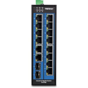 Trendnet TI-G162 netwerk-switch Gigabit Ethernet (10/100/1000) Zwart