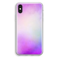 Clouds pastel: iPhone XS Transparant Hoesje - thumbnail