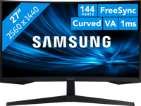 Samsung C27G54TQWR computer monitor 68,6 cm (27") 2560 x 1440 Pixels Quad HD LED Zwart - thumbnail