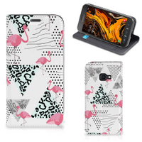 Samsung Galaxy Xcover 4s Hoesje maken Flamingo Triangle - thumbnail