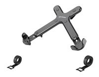 Manhattan 462211 Verstelbare laptopstandaard met VESA-houder voor zwarte houder