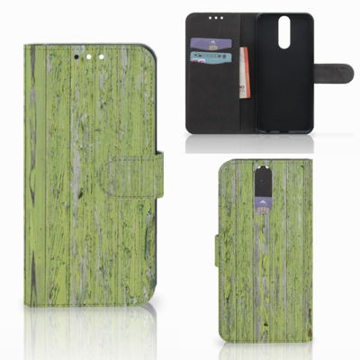 Huawei Mate 10 Lite Book Style Case Green Wood Huawei Mate 10 Lite Book Style Case Green Wood