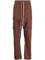 Rick Owens pantalon cargo à coupe sarouel - Marron - thumbnail