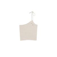 Mango off shoulder top beige