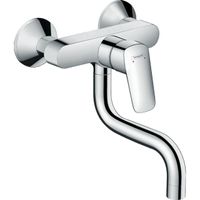 Hansgrohe Logis wand keukenkraan chroom 71836000