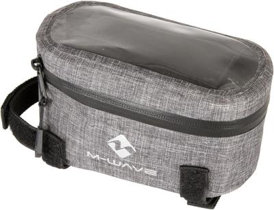 M-WAVE Frame bag suburban top grey
