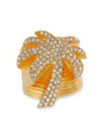 Palm Angels bague sertie de cristaux - Or