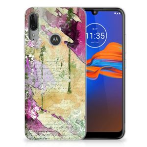 Hoesje maken Motorola Moto E6 Plus Letter Painting