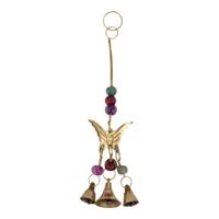 Koperen Mini Vlinder Hanger van Geelkoper en Sawahasa