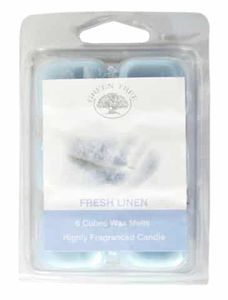 Green Tree Wax Melts Fresh Linen