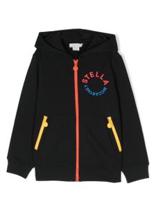 Stella McCartney Kids hoodie à logo imprimé - Noir