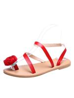 rood Stereo Roos Bruiloft Partij Bruid Sandalen