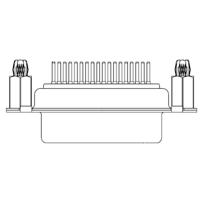 Molex 1731130237 D-sub connector Aantal polen: 62 Soldeerpennen 1 stuk(s) Bulk