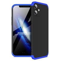 GKK Afneembare iPhone 12 Case - Blauw / Zwart - thumbnail