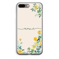 Gele bloemen: iPhone 8 Plus Transparant Hoesje