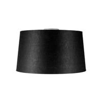 QAZQA Moderne plafondlamp wit met zwarte kap 45 cm - Combi - thumbnail