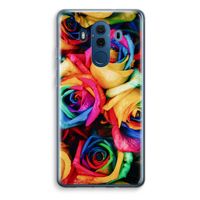 Neon bloemen: Huawei Mate 10 Pro Transparant Hoesje - thumbnail