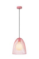 Lucide MACARONS - Hanglamp - Ø 24,5 cm - 1xE27 - Roze - thumbnail