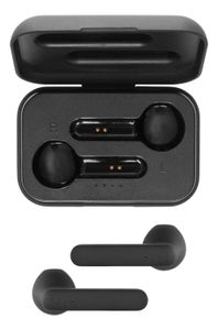 STREETZ TWS-104 In Ear headset Bluetooth Stereo Zwart Indicator voor batterijstatus, Headset, Oplaadbox, Touchbesturing