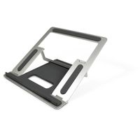 Inter-Tech NBS-100 Notebookstandaard Zwart, Zilver - thumbnail