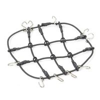 Fastrax 1/24 Luggage Roof Rack Net 80x60mm - Zwart - thumbnail