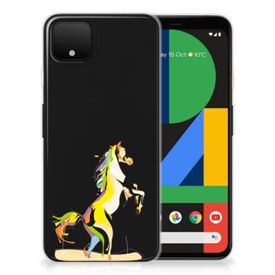 Google Pixel 4 XL Telefoonhoesje met Naam Horse Color