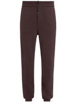 Zegna pantalon de jogging à lien de resserrage - Marron