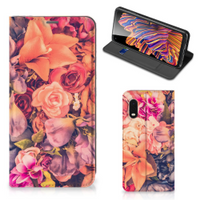 Samsung Xcover Pro Smart Cover Bosje Bloemen - thumbnail