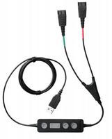 Jabra Link 265 audio kabel USB2.0 2x QD Zwart