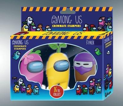 Among Us Stamps 3-Pack Crewmates Display (12)