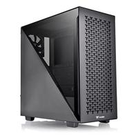 Thermaltake Divider 300 TG Air Black CA-1S2-00M1WN-02 Mid-Tower-ATX-pc-behuizing, gehard glazen zijpaneel, mesh-paneel, zwart